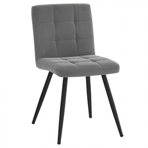 Worldwide Suzette Side Chair, set of 2 in Grey
