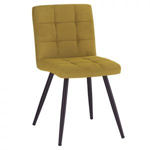 Worldwide Suzette Side Chair, set of 2 in Mustard