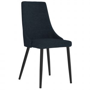 Worldwide Venice Side Chair, set of 2 in Blue