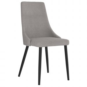 Worldwide Venice Side Chair, set of 2 in Grey
