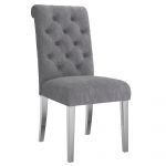 Worldwide Chloe Side Chair, set of 2 in Grey