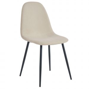 Worldwide Olly Side Chair, set of 4 in Beige