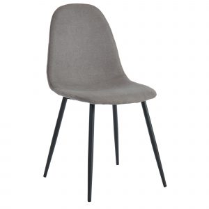 Worldwide Olly Side Chair, set of 4 in Grey