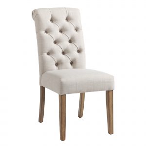 Worldwide Melia Side Chair, set of 2 in Beige