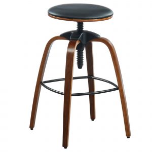 Worldwide Febo Adjustable Stool, set of 2 in Black