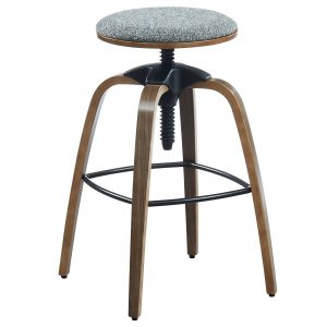 Worldwide Febo Adjustable Stool, set of 2 in Grey