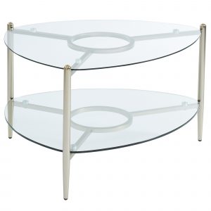 Worldwide Skylar Coffee Table in Champagne Gold