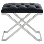 Worldwide Aldo Bench in Black/Silver