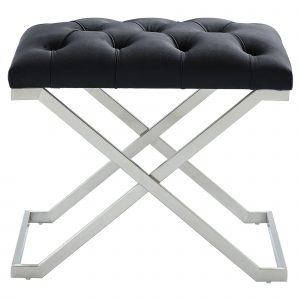Worldwide Aldo Bench in Black/Silver