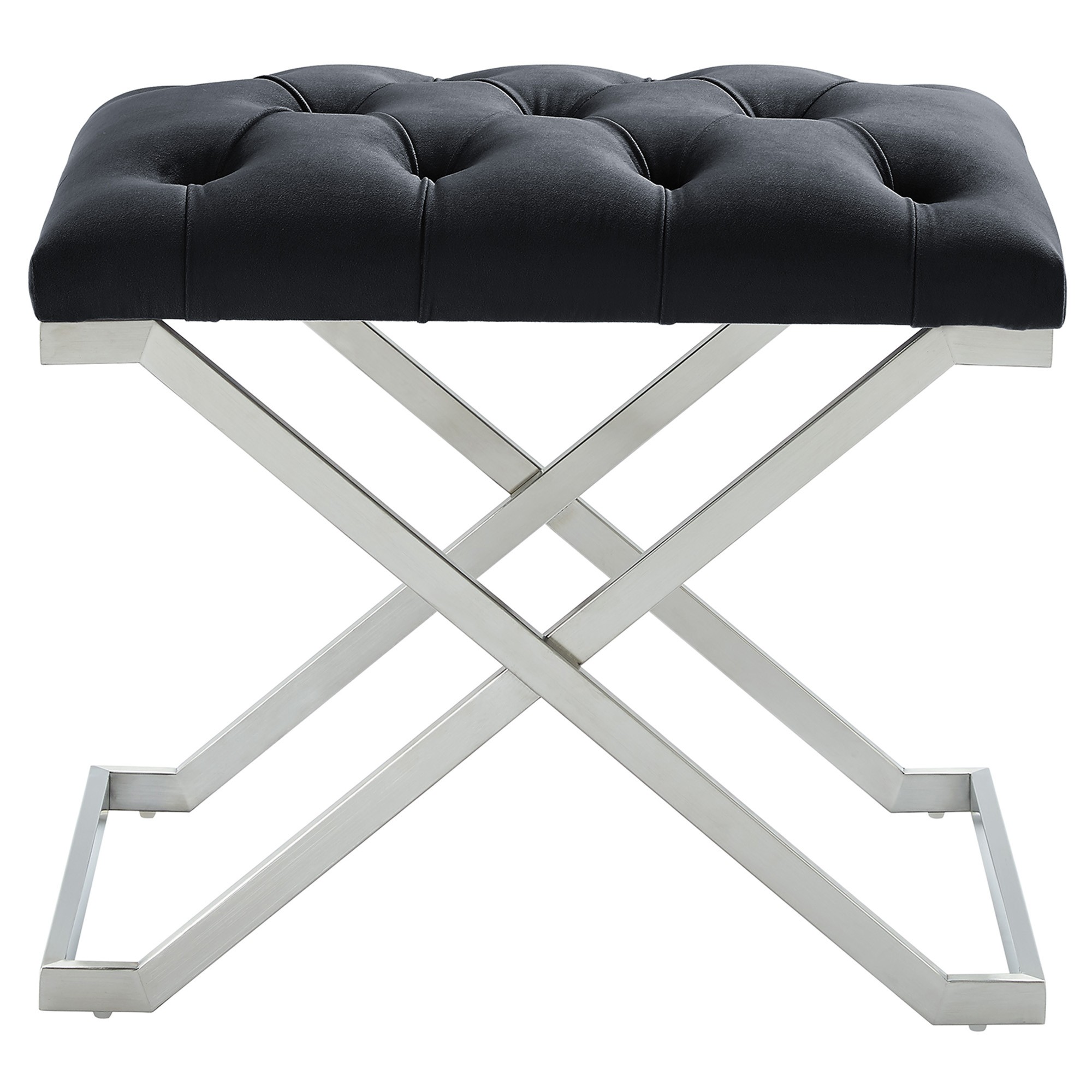 Worldwide Aldo Bench in Black/Silver