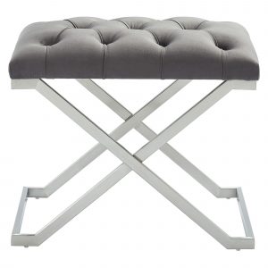 Worldwide Aldo Bench in Grey/Silver