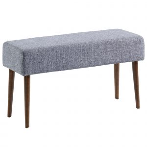 Worldwide Minto Bench in Grey Blend