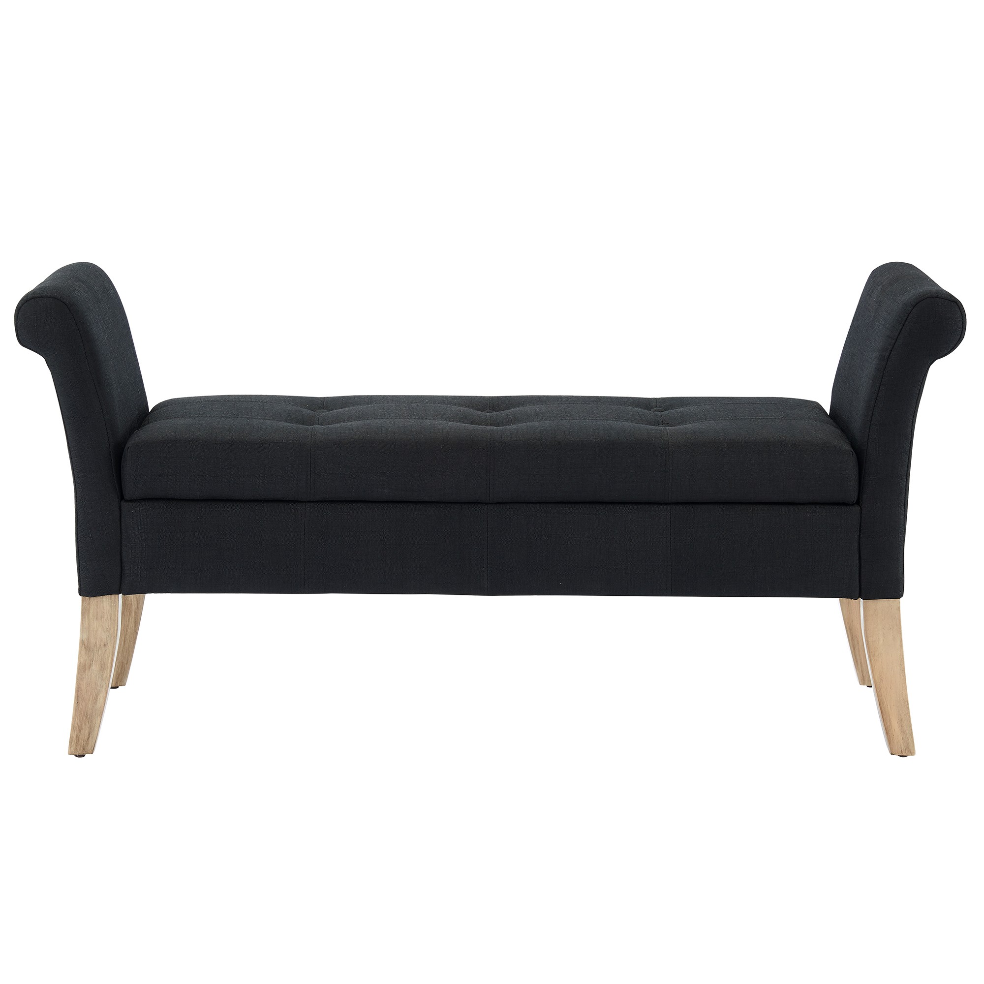 Worldwide Audrey Storage Bench in Black