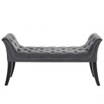 Worldwide Velci Bench in Grey