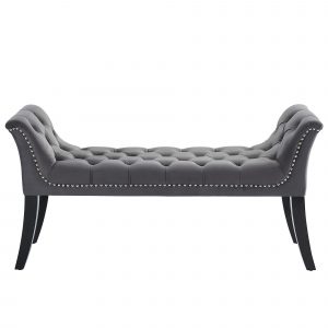 Worldwide Velci Bench in Grey