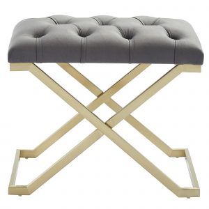 Worldwide Rada Bench in Grey/Gold