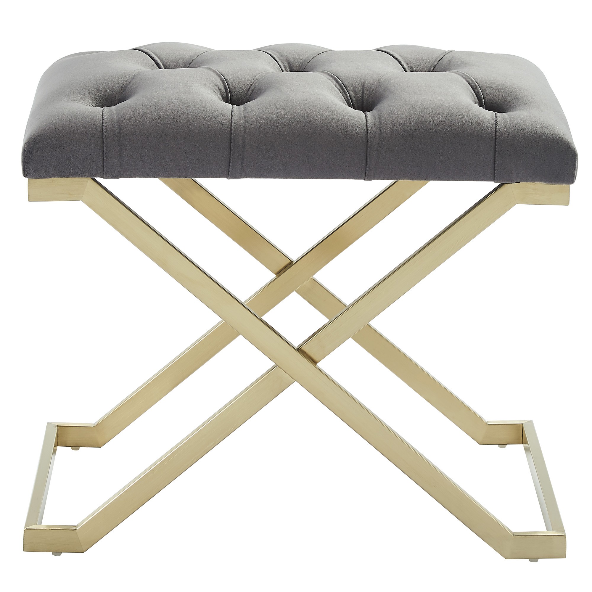 Worldwide Rada Bench in Grey/Gold