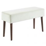 Worldwide Gwen Bench in Ivory