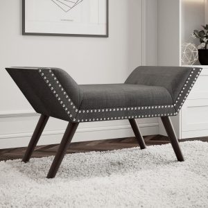 Worldwide Lana Bench in Grey