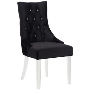 Worldwide Cavalli Accent/Dining Chair in Black
