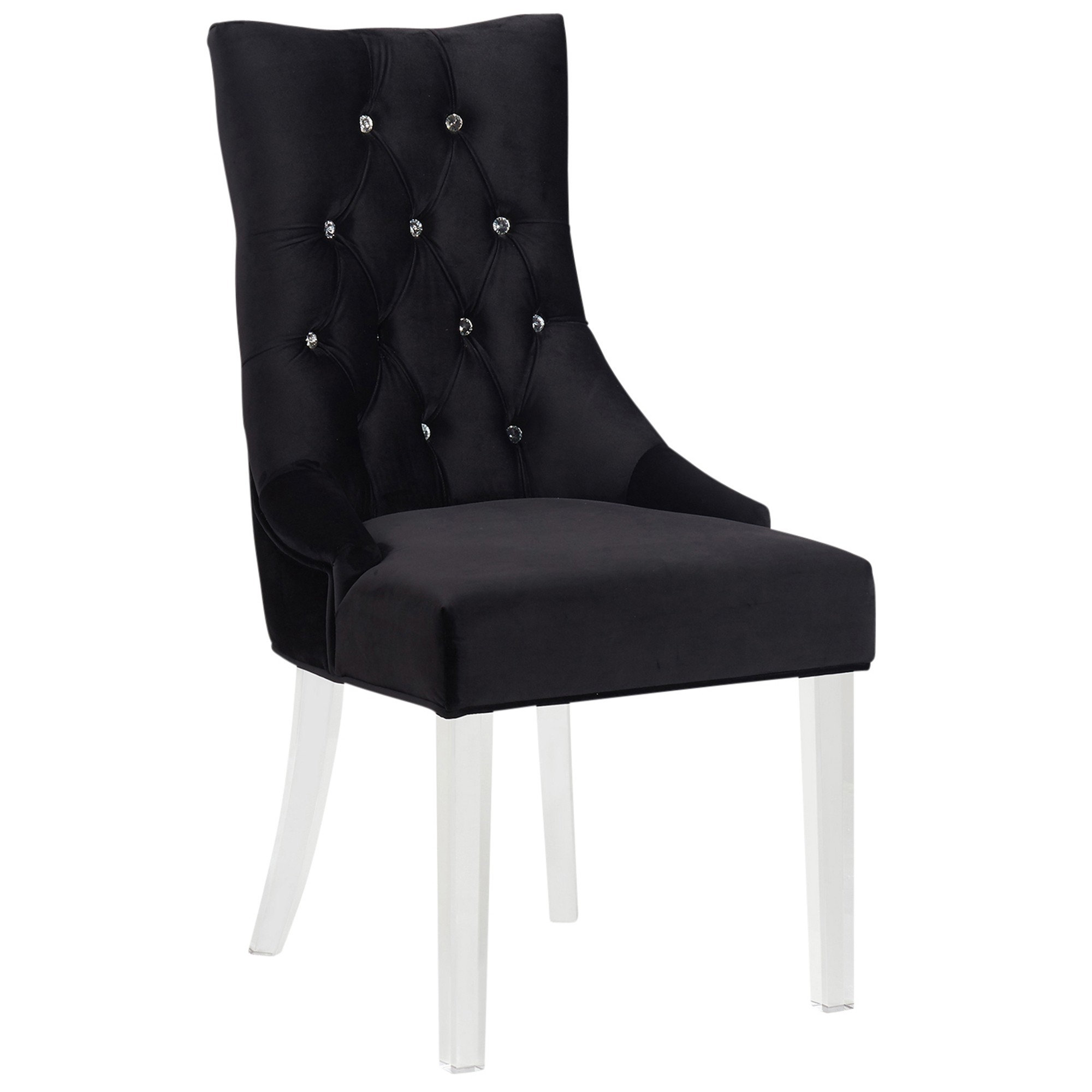 Worldwide Cavalli Accent/Dining Chair in Black