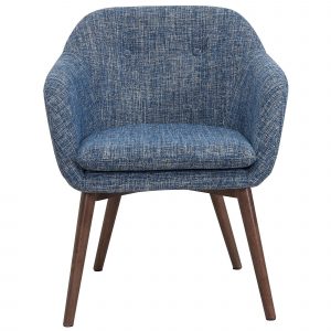Worldwide Minto Accent/Dining Chair in Blue Blend