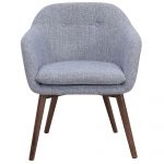 Worldwide Minto Accent/Dining Chair in Grey Blend