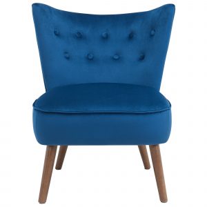 Worldwide Elle Accent Chair in Blue