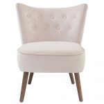 Worldwide Elle Accent Chair in Blush Pink