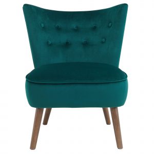 Worldwide Elle Accent Chair in Green