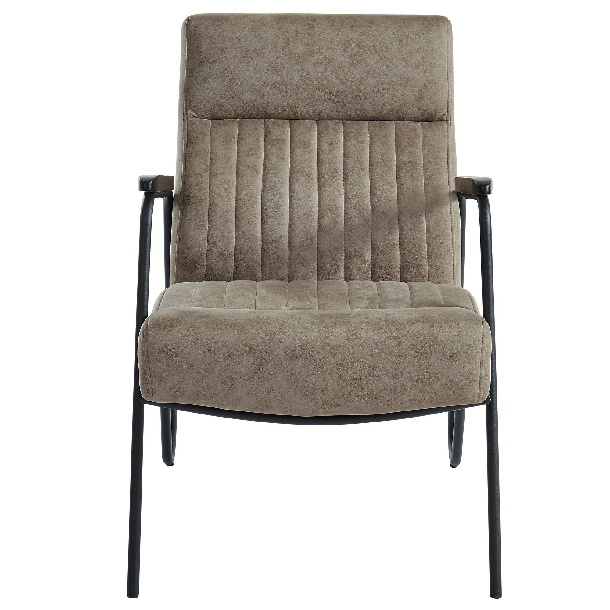 Worldwide Parador Accent Chair in Vintage Brown