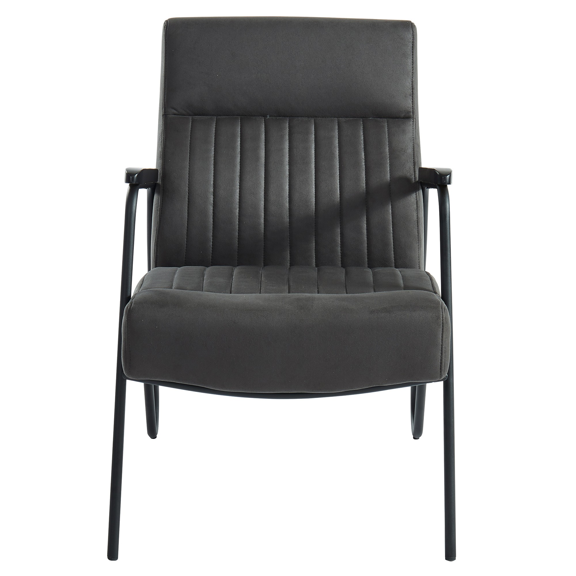 Worldwide Parador Accent Chair in Vintage Grey