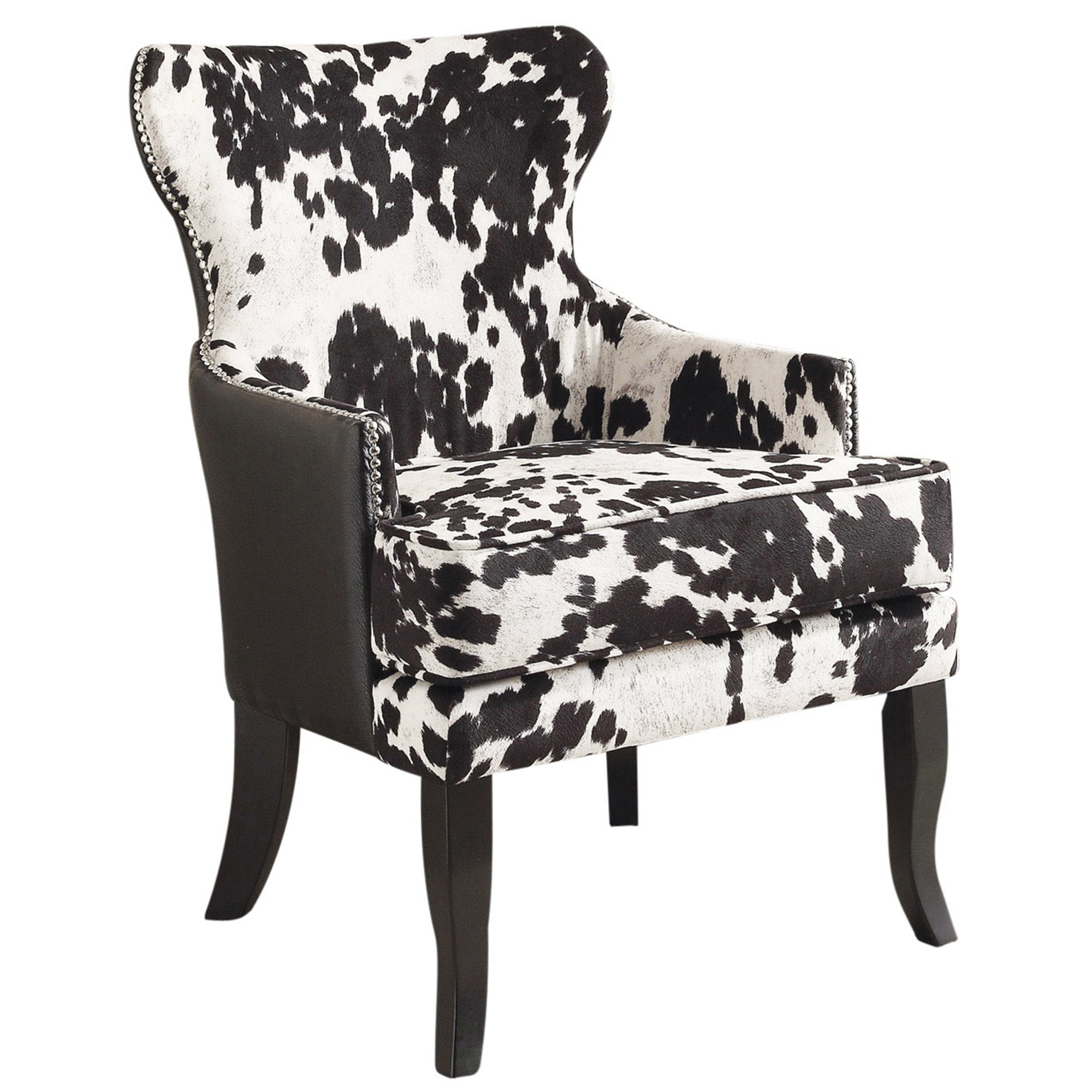 Worldwide Angus Accent Chair in Black