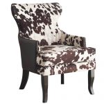 Worldwide Angus Accent Chair in Brown