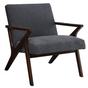 Worldwide Beso Accent Chair in Grey