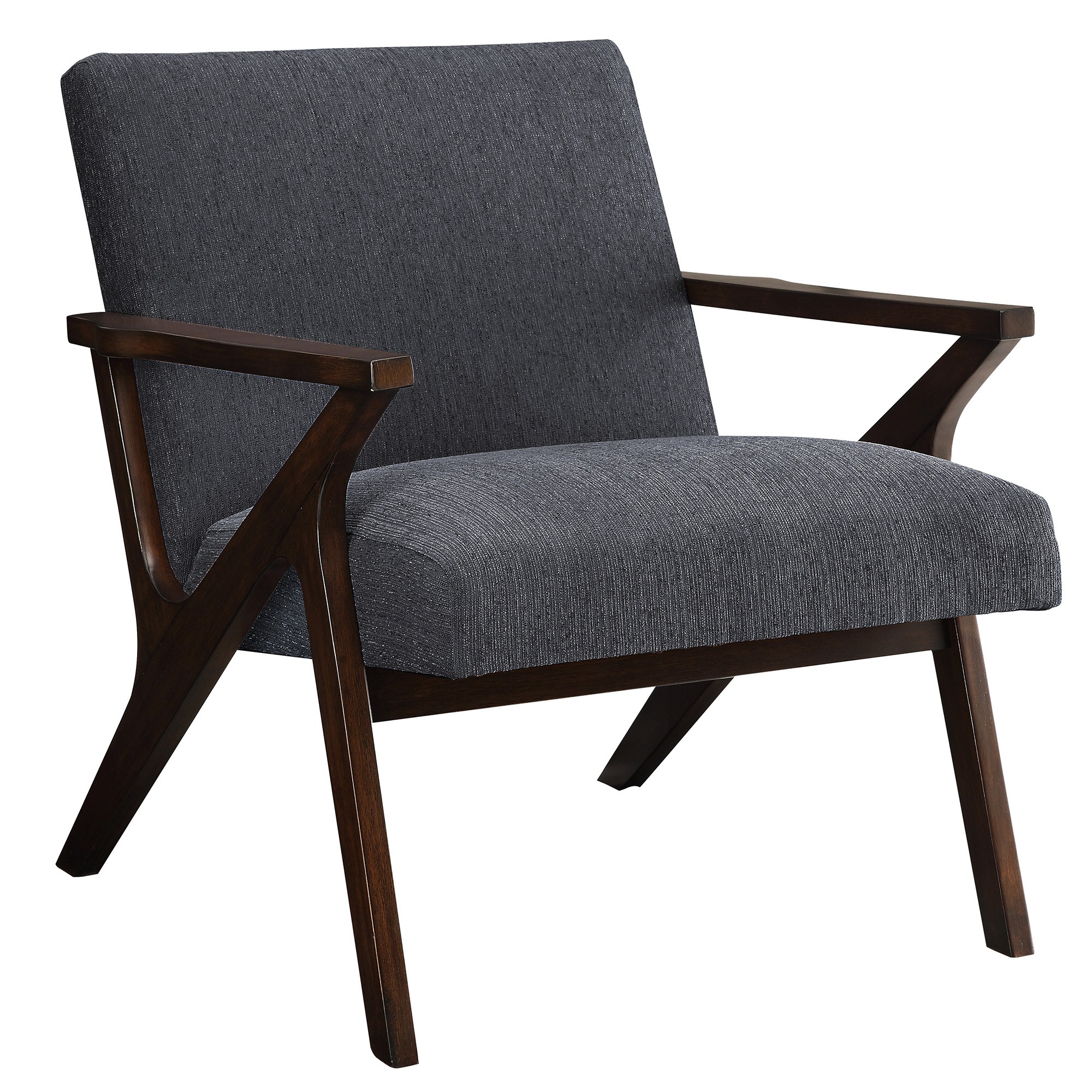 Worldwide Beso Accent Chair in Grey