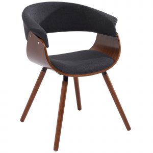 Worldwide Holt Accent/Dining Chair in Charcoal