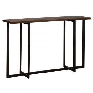 Worldwide Faro Console Table in Walnut