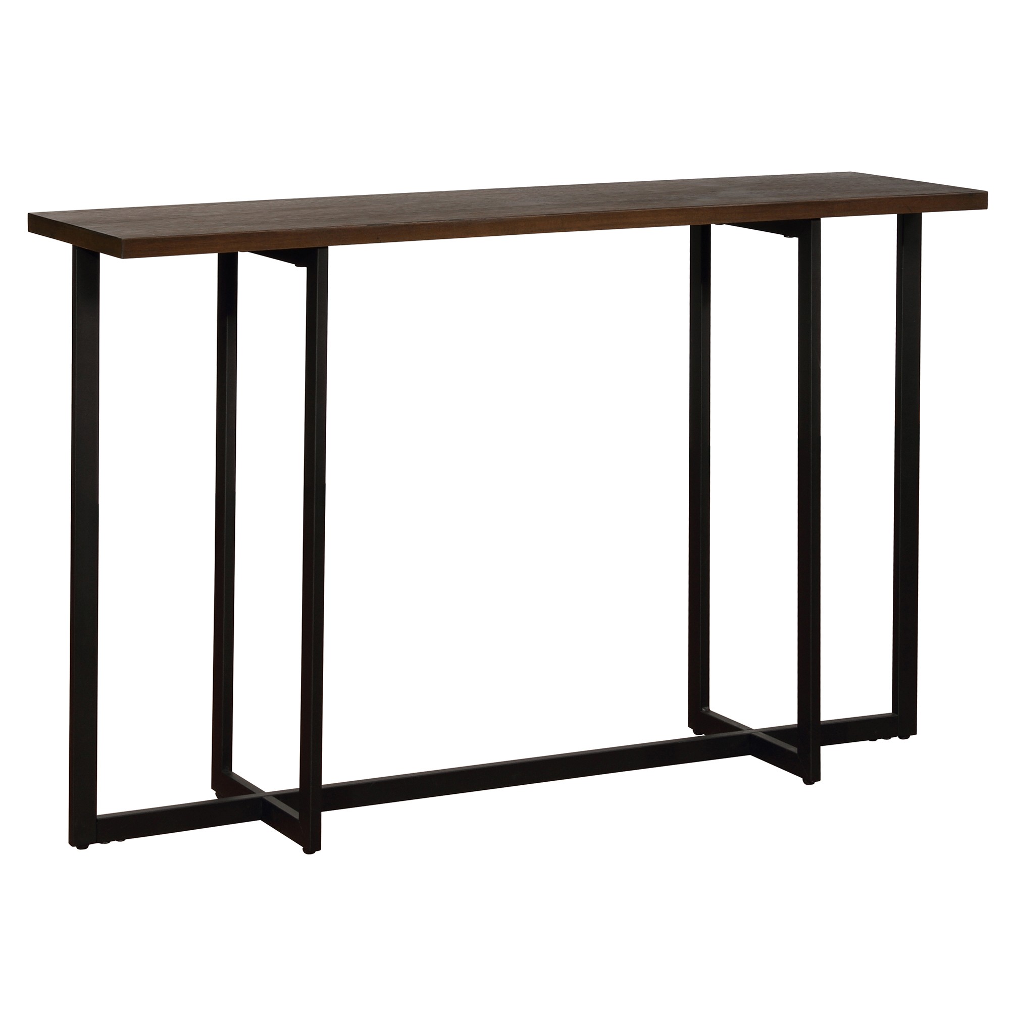 Worldwide Faro Console Table in Walnut