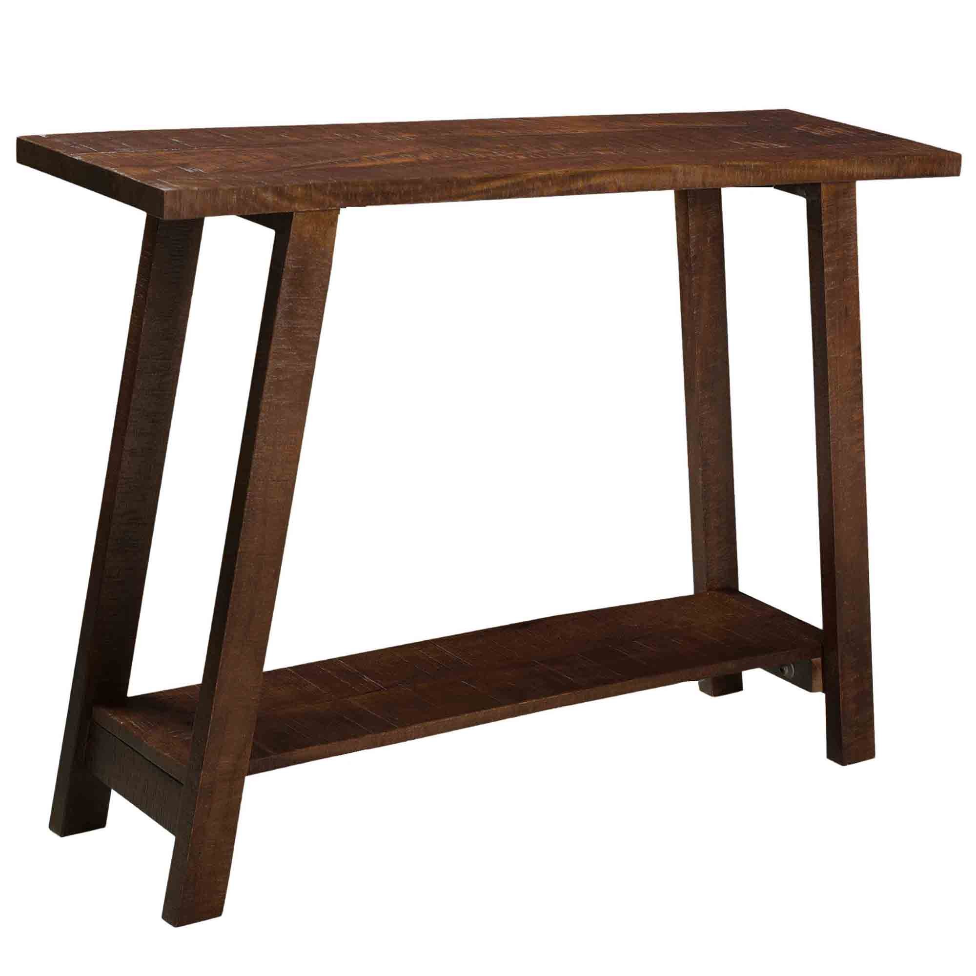 Worldwide Volsa Console Table in Walnut