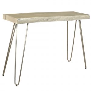 Worldwide Nila Console/Desk in Light Grey
