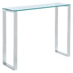 Worldwide Zevon Console/Desk in Silver