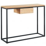 Worldwide Lance Console Table in Oak