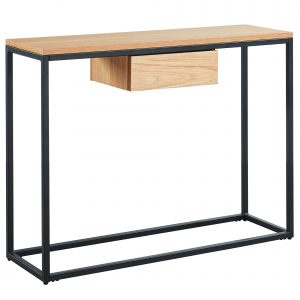 Worldwide Lance Console Table in Oak