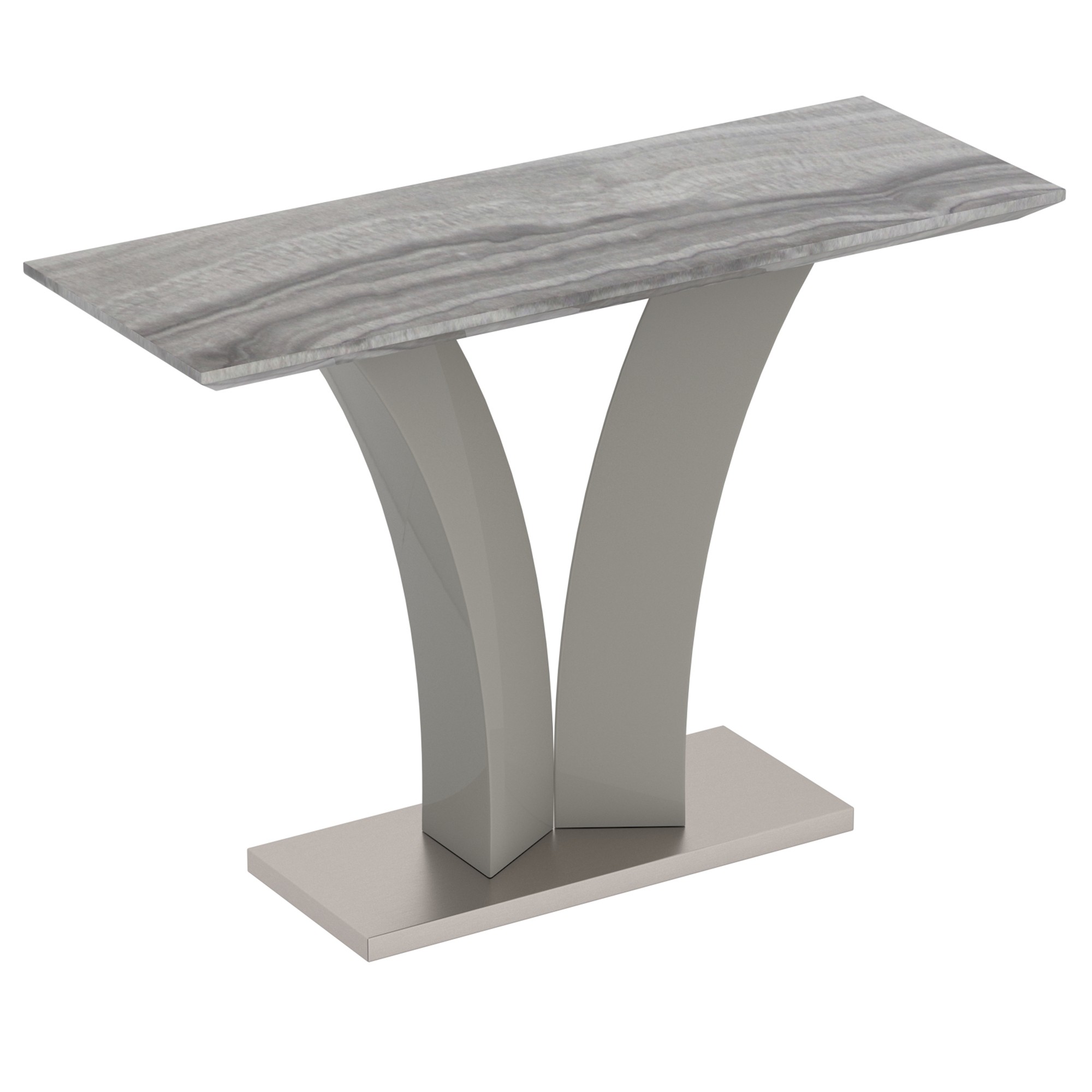Worldwide Napoli Console Table in Grey