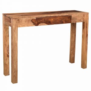 Worldwide Idris Console/Desk in Dark Sheesham