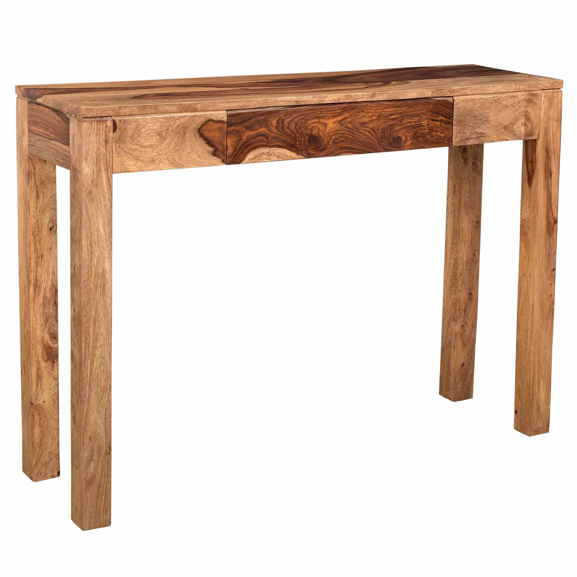 Worldwide Idris Console/Desk in Dark Sheesham