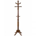 Worldwide Roxton Coat Rack in Walnut