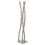 Worldwide Neil Coat Rack in Brushed Nickel