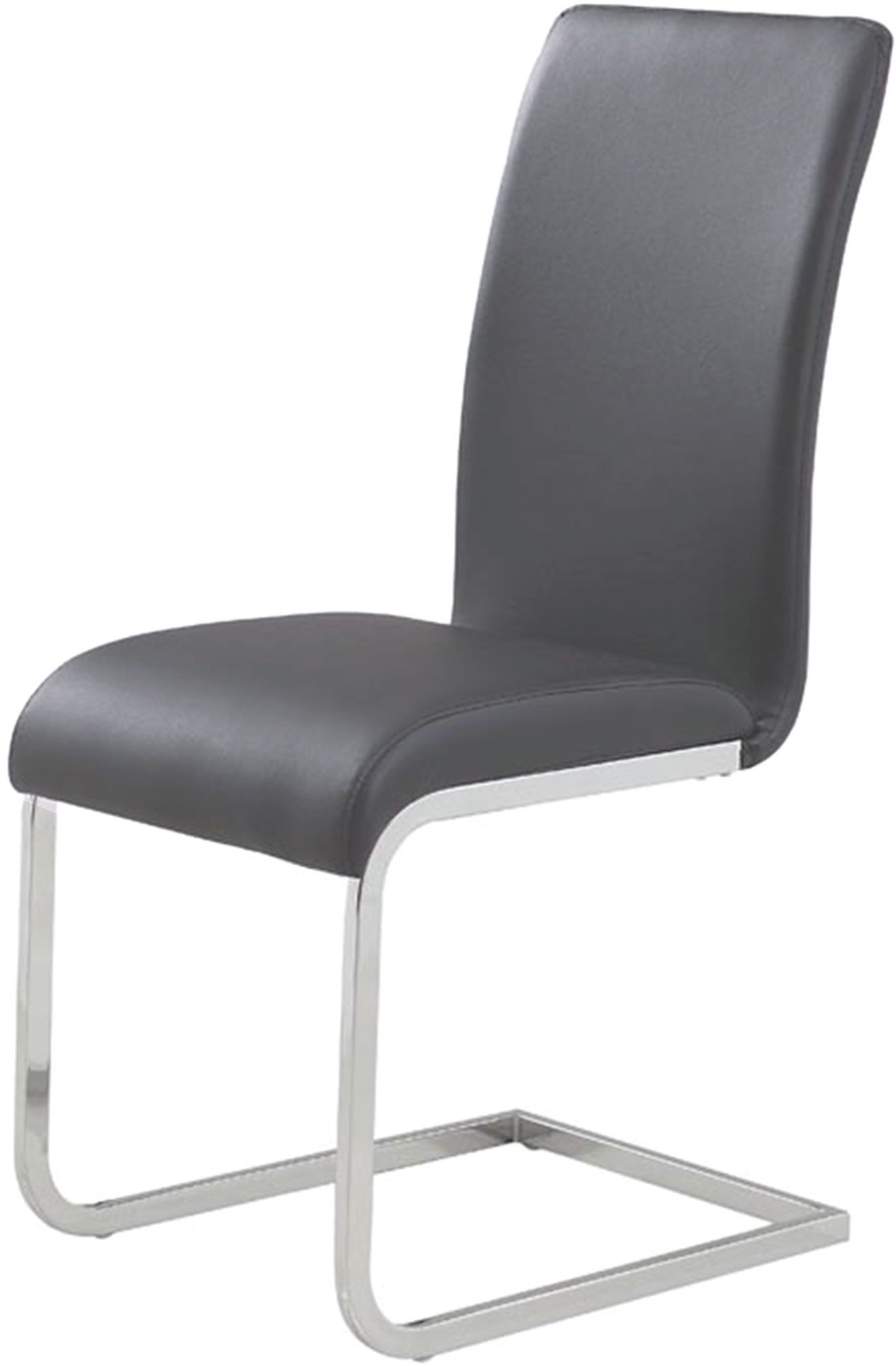 Worldwide Maxim Side Chair, set of 2 in Grey